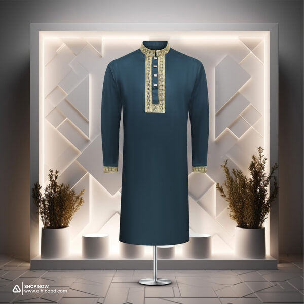 Premium Embroidered Panjabi – AH02